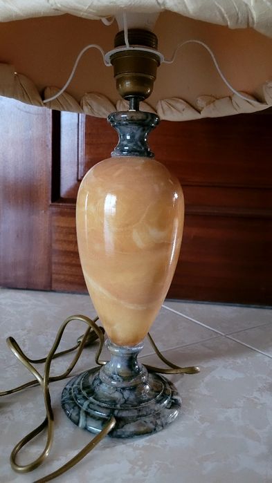 2 candeeiros mármore