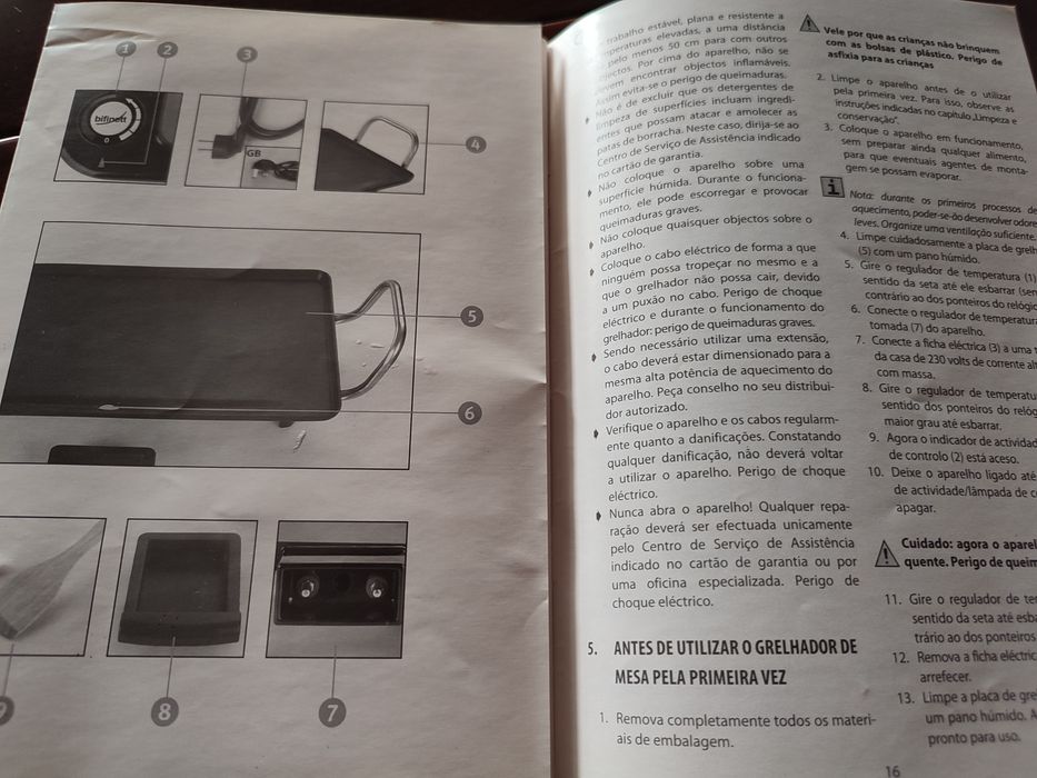 Grelhador de mesa