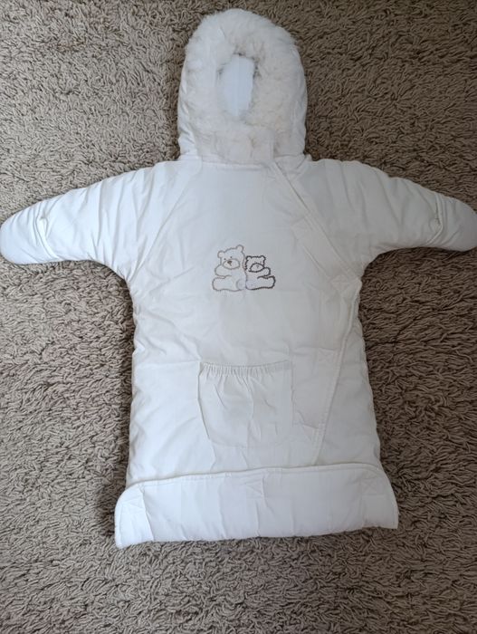 Теплий конверт-комбінезон на виписку+ПОДАРУНОК