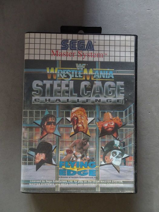 Jogo Master System Wrestle Mania Steel Cage Challenge