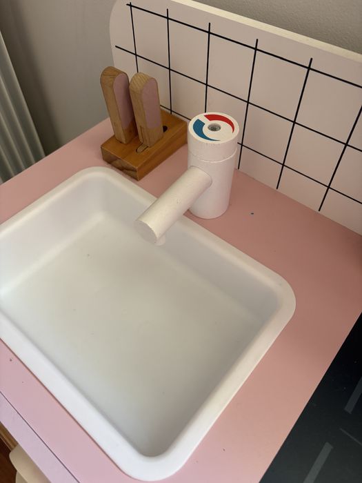 Cozinha de brincar em madeira