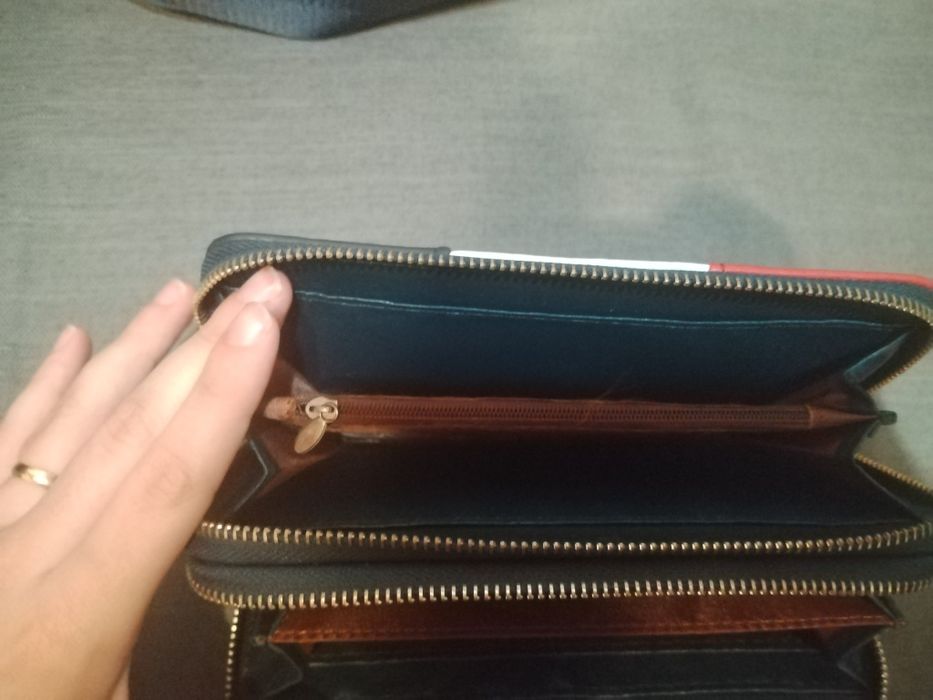 Carteira e porta moedas da tommy