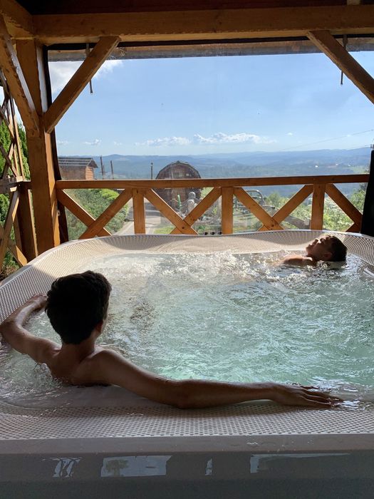 Dom w górach Wakacje Basen Koniaków Beskidy Balia Jacuzzi