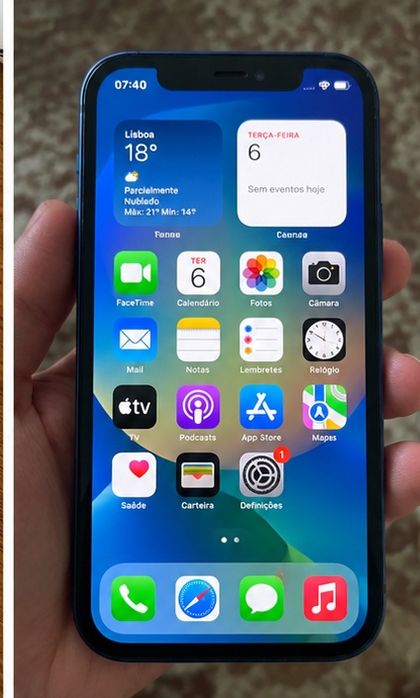 iPhone 12 64gb azul como novo
