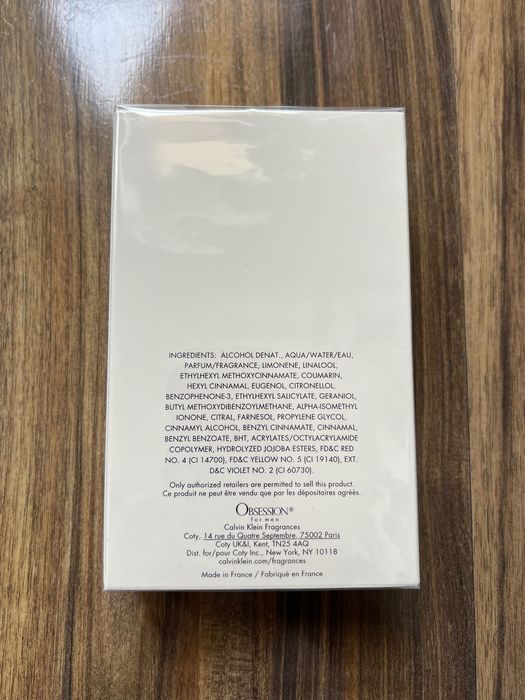 Calvin Klein Obsession oryginalne perfumy