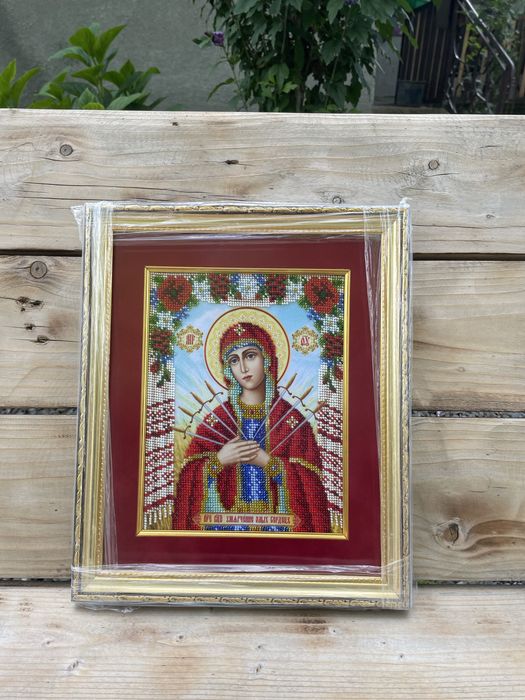 Картини вишиті бісером, ікони