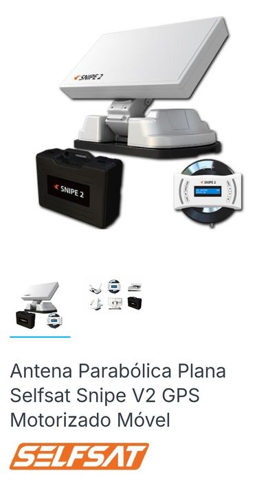 Antena parabólica para autocaravana  plana Snipe