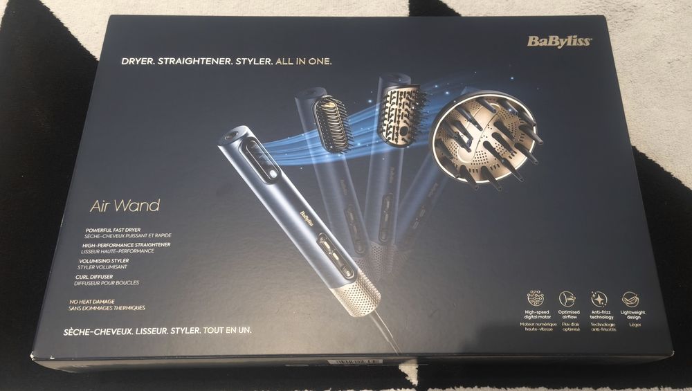 Secador Babyliss Air Wand + Difusor Novo garantia