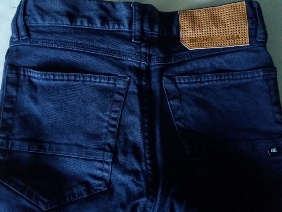 Spodnie chłopięce jeans granatowe DCSHOECO USA 10 lat