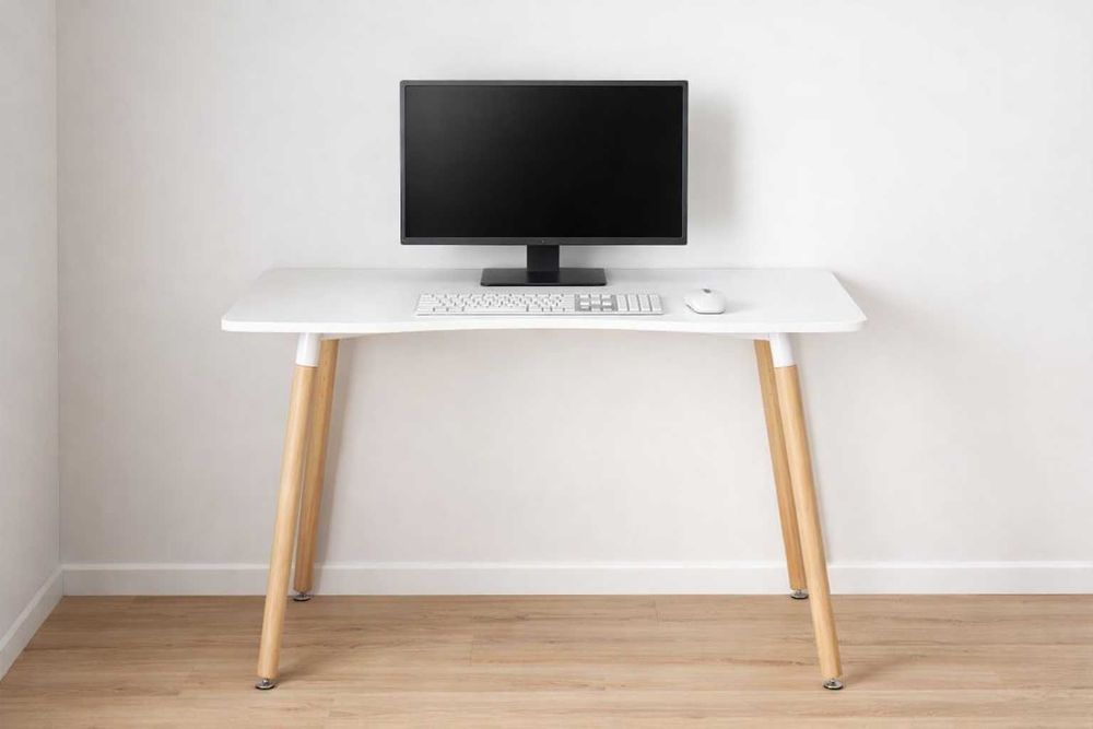 NOWE Białe Biurko Dla Dzieci Komputerowe Dla Dziecka Toaletka Okazja