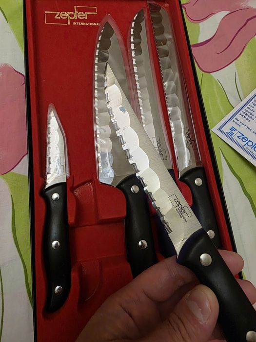 Набір ножів Zepter нові цептер самозаточувальні оригінал ножи цептор
