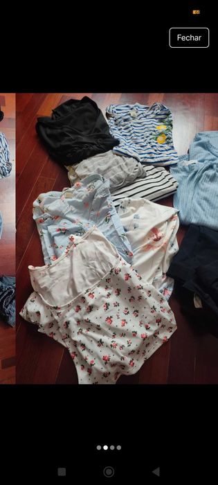 Roupa de grávida usada