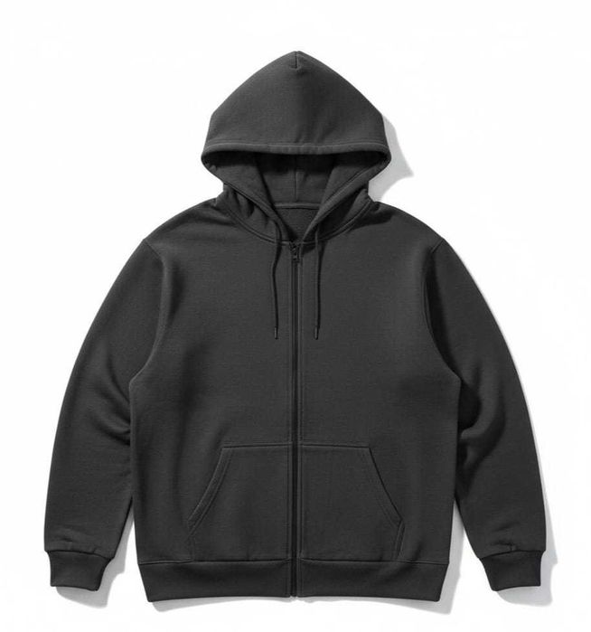 Bluza typu kapturek z suwakiem, bawełna 100% (wzór unisex) ( S )
