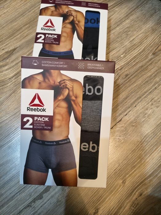 Bokserki męskie Reebok XXL 2pak x2 komplety