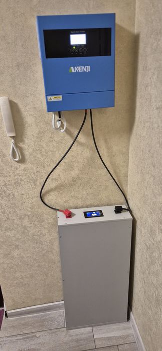 Резервне живлення для квартири 24v 5.5kWh 200Ah ( 48v 11kWh)