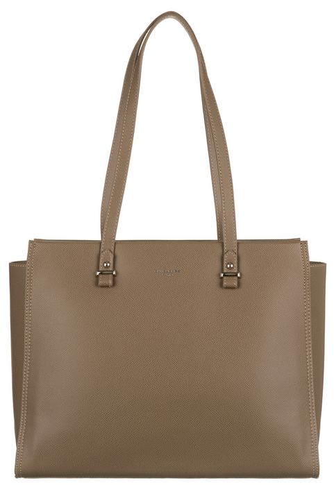 duża shopperka damska ze skóry ekologicznej - david jones