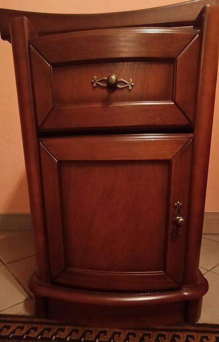 Luksusowe biurko gabinetowe NEFRYT 160cm | Gięte fronty | Klasa premium