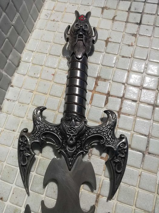 Espada Muito Antiga C Suporte Fixar na parede já Colecção