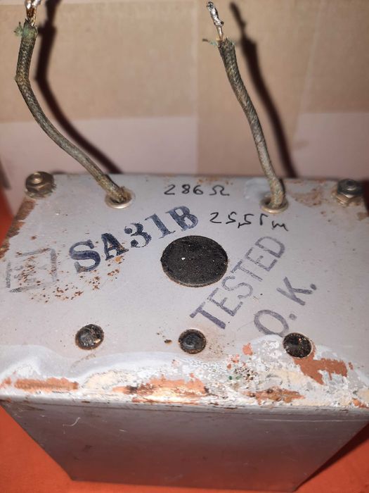 Вихідний трансформатор SANSUI (6BM8), дросель  ITT USA та ін.