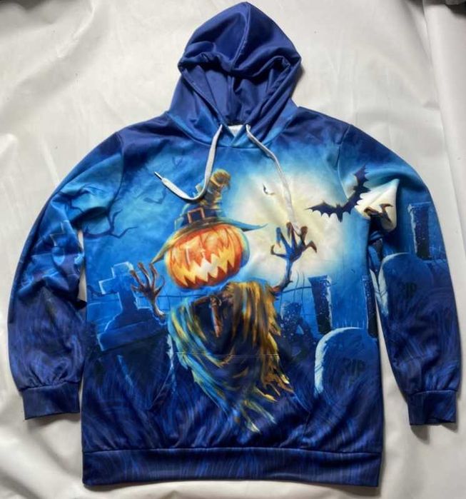 Halloween RIP bluza z kapturem / hoodie  XL