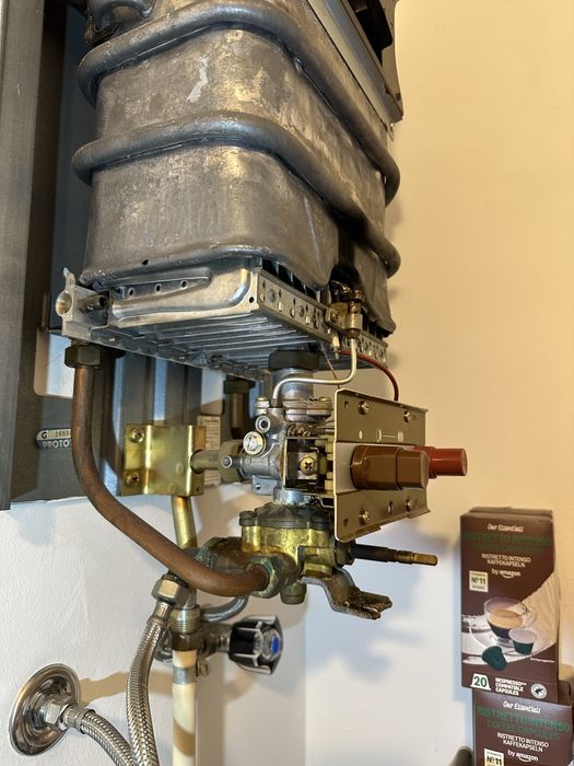 Esquentador Vulcano a Gás Propano – a funcionar perfeitamente