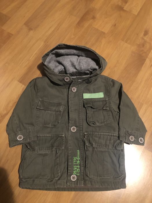 Kurtka parka bawelniana roz 12-18 msc 80 cm firmy „early days”