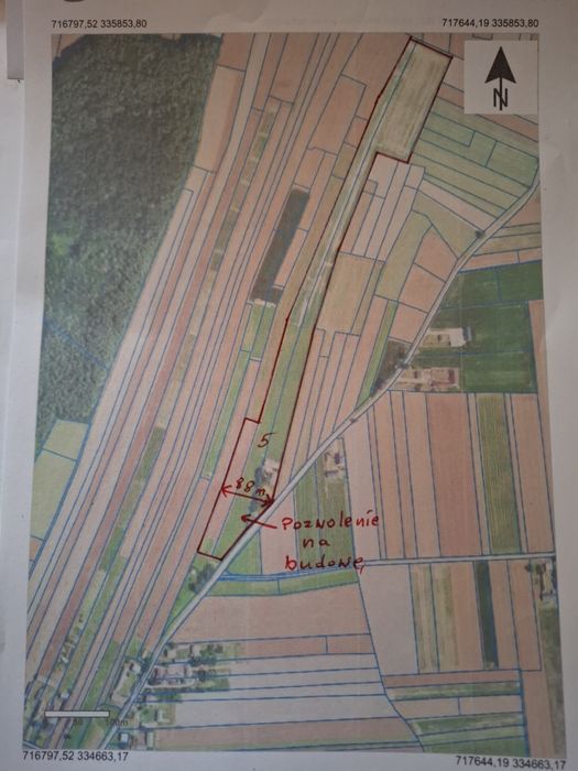 Działka gospodarstwo pole