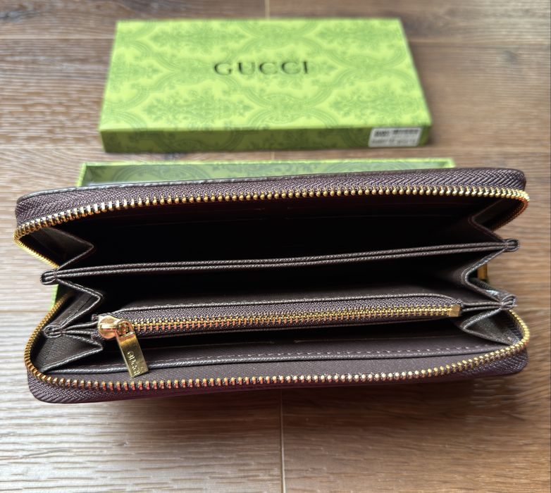 Portfel długi Gucci z pudełkiem