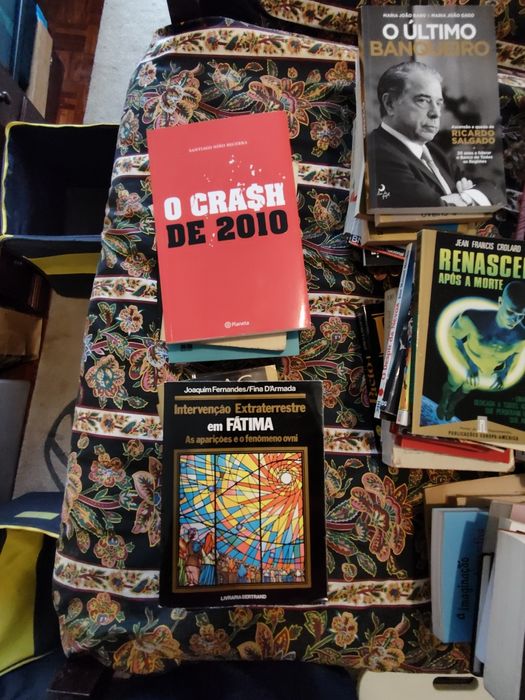 Lote de 118 livros novos e antigos