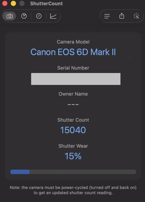 Canon 6D Mark II pełna klatka, niski przebieg