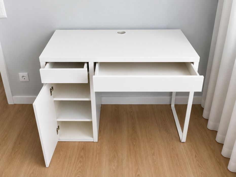Quarto Completo IKEA MALM – Cama, Colchão, Mesas, Secretária e Cadeira