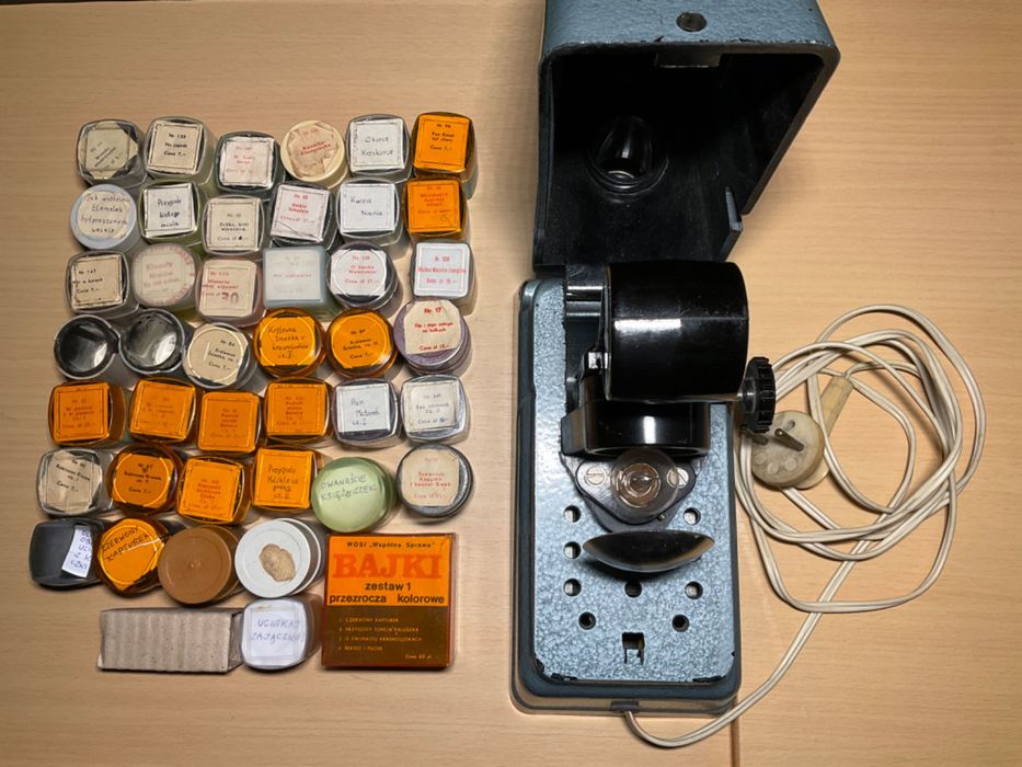 Kino domowe dla dzieci - 45 bajek + diaskop z lat 70 tych