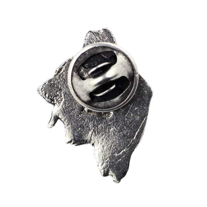 Owczarek francuski Briard pin posrebrzony Art-Dog