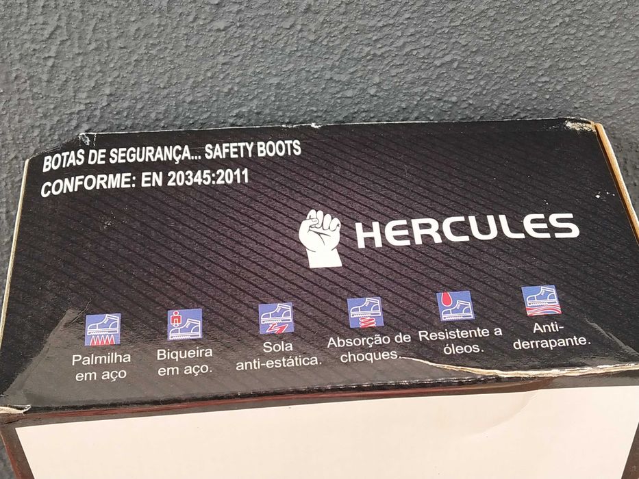 Bota de soldador em pele 42