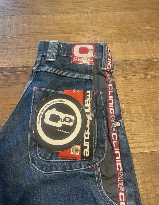 Spodnie clinic manufacture model 10 NOWE z metkami hip-hop 90’s rap diil plny metoda mass prosto etylina hemp gru stoprocent