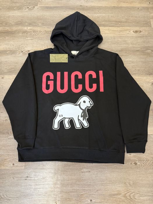(НАЙМЕНША ЦІНА) Топ худак на літо 2026 Це Gucci Lamb Print Hoodie