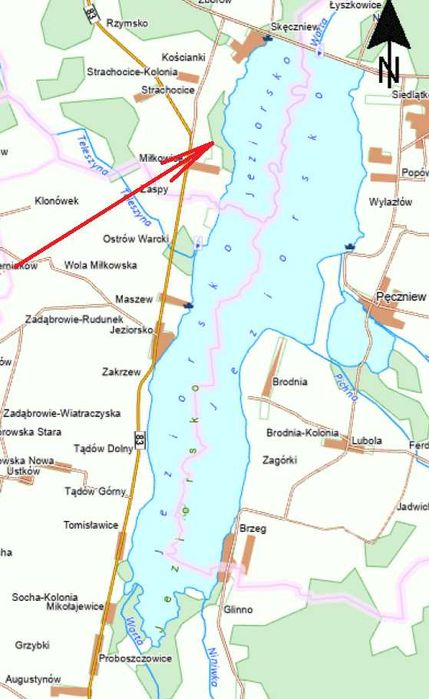 Sprzedam działkę w Miłkowicach, Jeziorsko, Ostrów Warcki, inwestycyjna