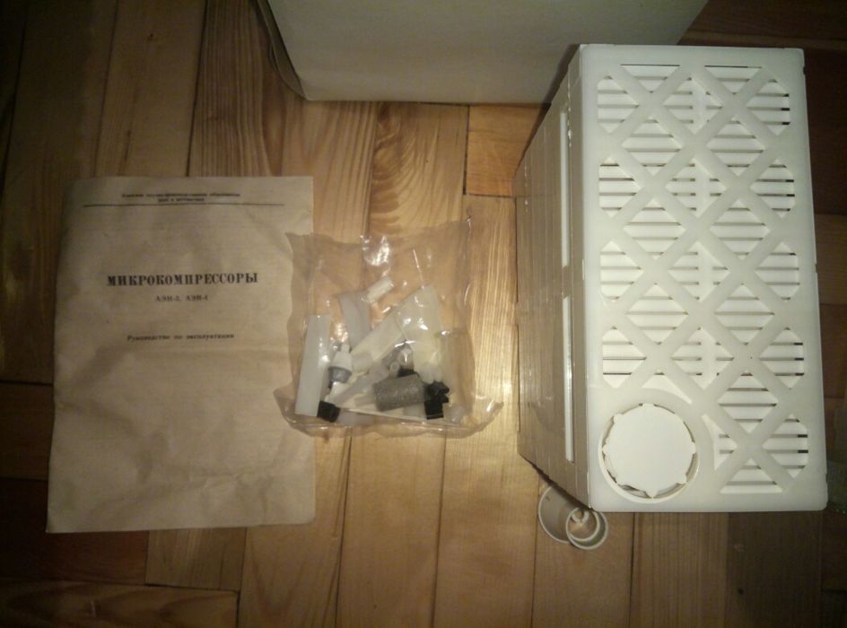 Микрокомпрессор для аквариума АЭН-3-6 с комплектом фильтров