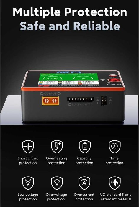 Зарядний пристрій HOTA T8 (650W, 30A, 1-8S) та HOTA T8 ULTRA