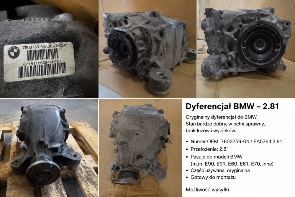Dyferencjal BMW serii 3