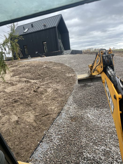 Usługi koparko-ładowarką, Usługi budowlane SSO, Szamba, Polbruki