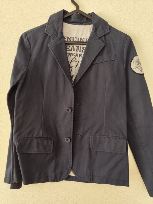 Blazer menino azul