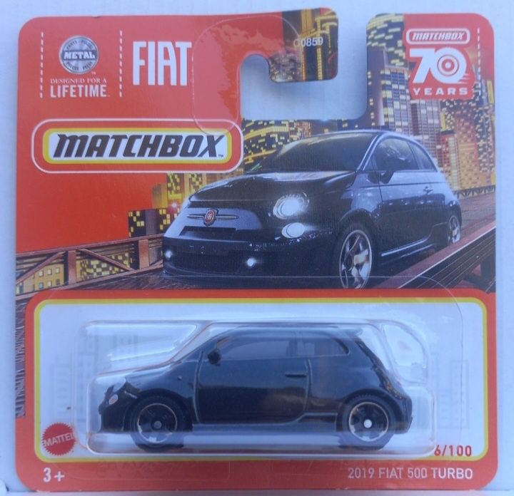 Matchbox 2019 Fiat 500 Turbo