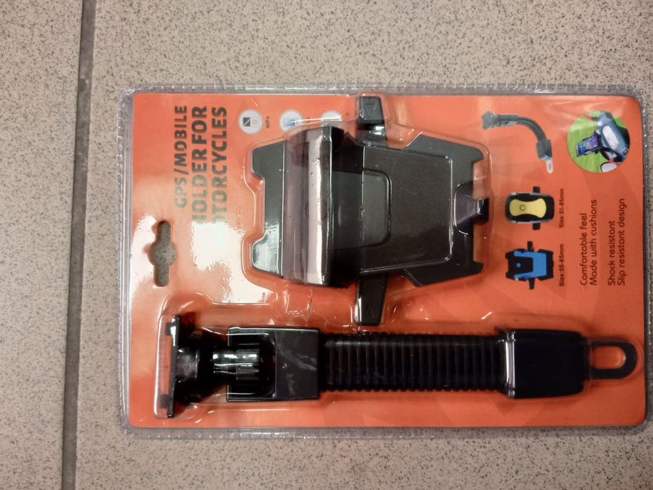 Uchwyt Motocyklowy na Telefon GPS do Roweru Skutera Kierownicy Evolens Regulowany