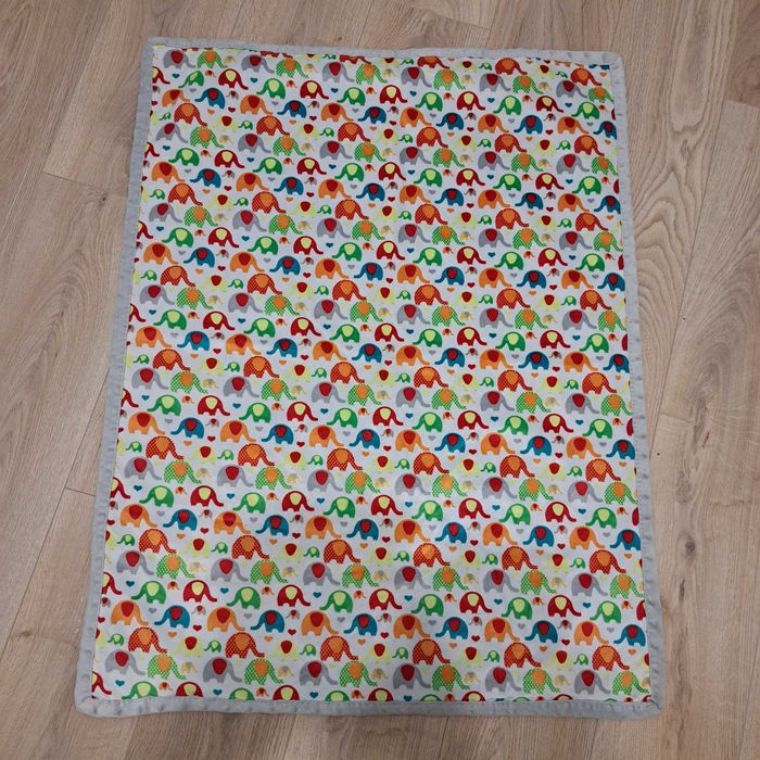 Kocyk Minky  Szary W słoniki