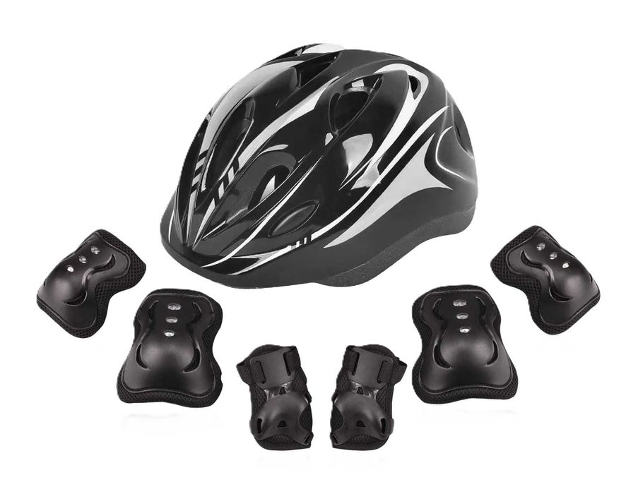 Комплект шолом та захист р. S-M з регулюванням по об'єму 6 видів ЛЬВІВ