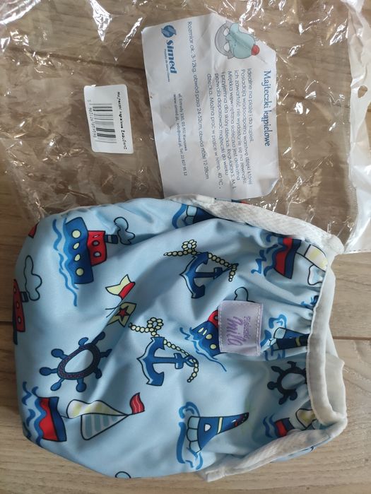 NOWE Majtki kąpielowe wielokrotnego użytku 3-12kg