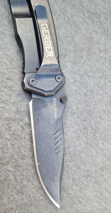 Nóż składany Gerber Ripstop I Fine Edge / Czarny Titan Coated / EDC