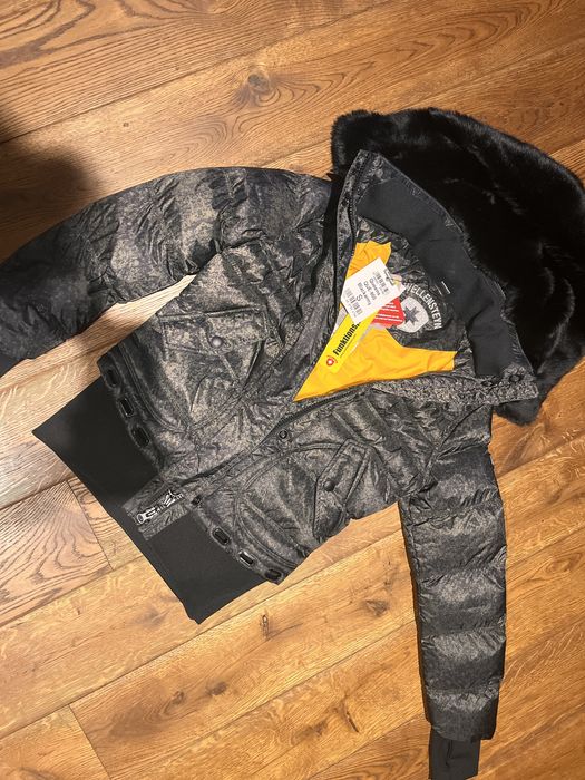 Kurtka narciarska zimowa Wellensteyn Queens QUE 900 Blackarmy