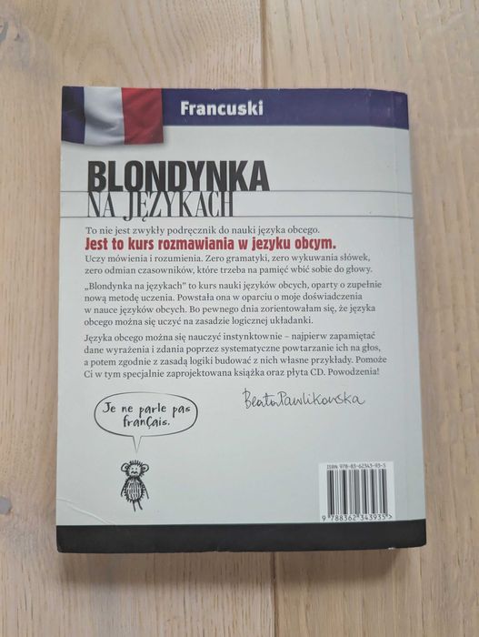 Blondynka na językach francuski kurs językowy Beata Pawlikowska + CD